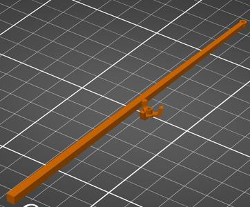 Fishing game spare fishing rod