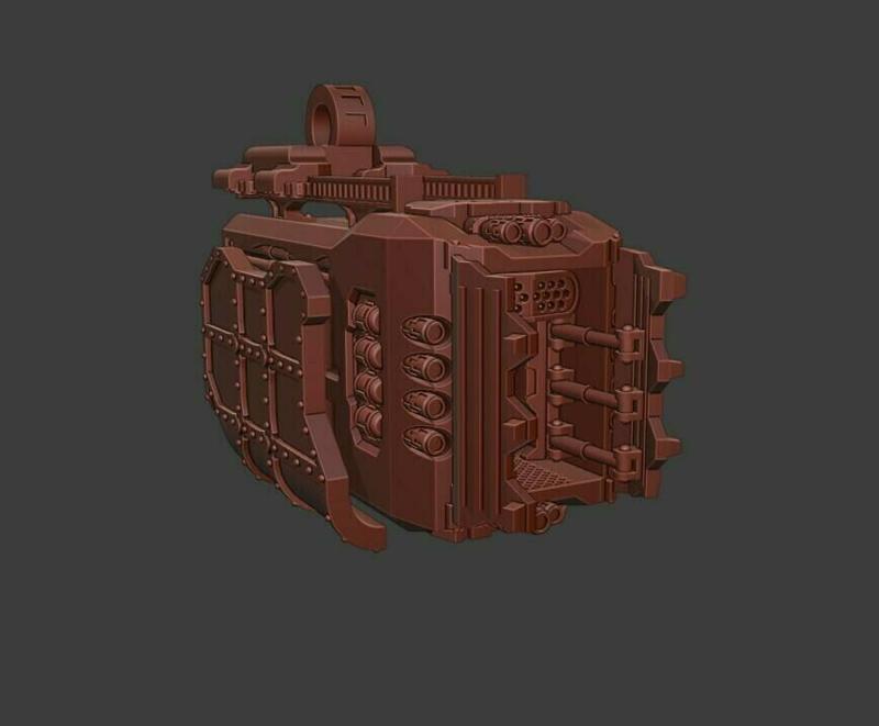 Mammoth Assault Pod INTERNAL DETAILS for Giant Robot