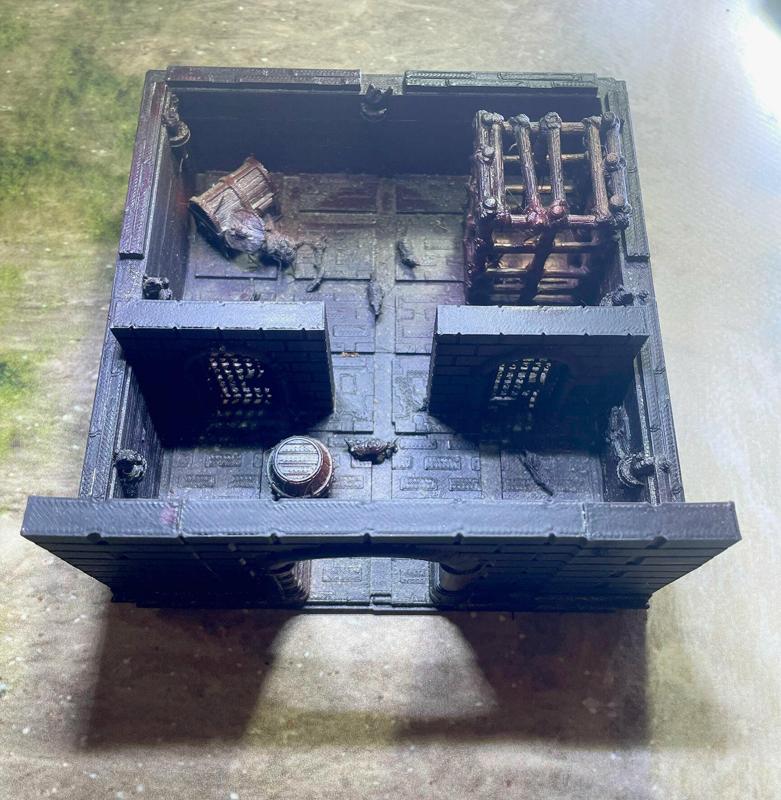 Dungeons & Dragons 3D Scenography - CALABOZO - MAZMORRA - TORTURE ROOM