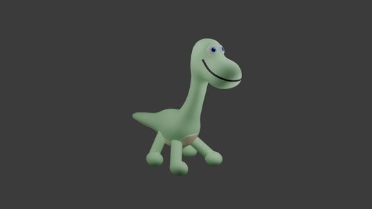 MXT3D - Green Dino Soft Toy