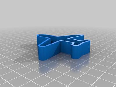 Cookie cutter-airplane shape