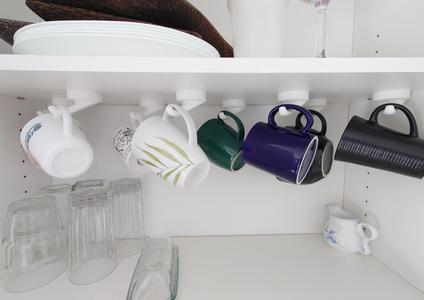 Mug Hook with Hidden Hardware