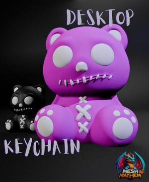Morbid Bear Desktop and Keychain