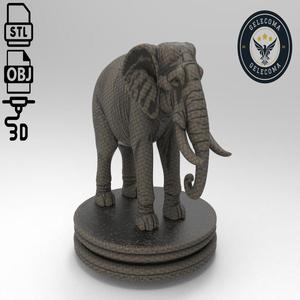 Elephant Animal 3d Printing