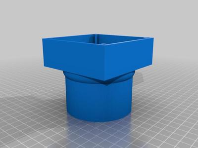 support et grille pour ventilation enastrée de 80