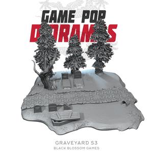 DRM020 Graveyard S3 Diorama :: Game Pop Dioramas :: Black Blossom Games