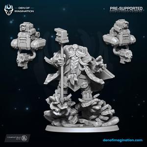 Space Dwarfs - Avalanche Lord with Drones Set