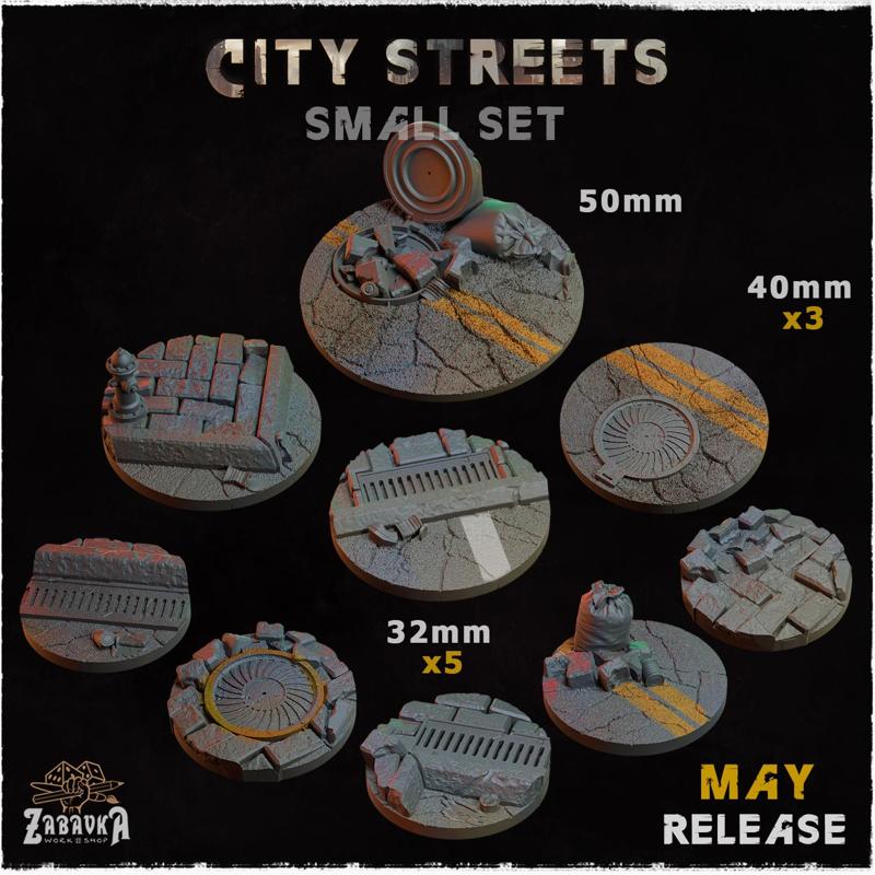 City Streets - Bases & Toppers (Small Set)