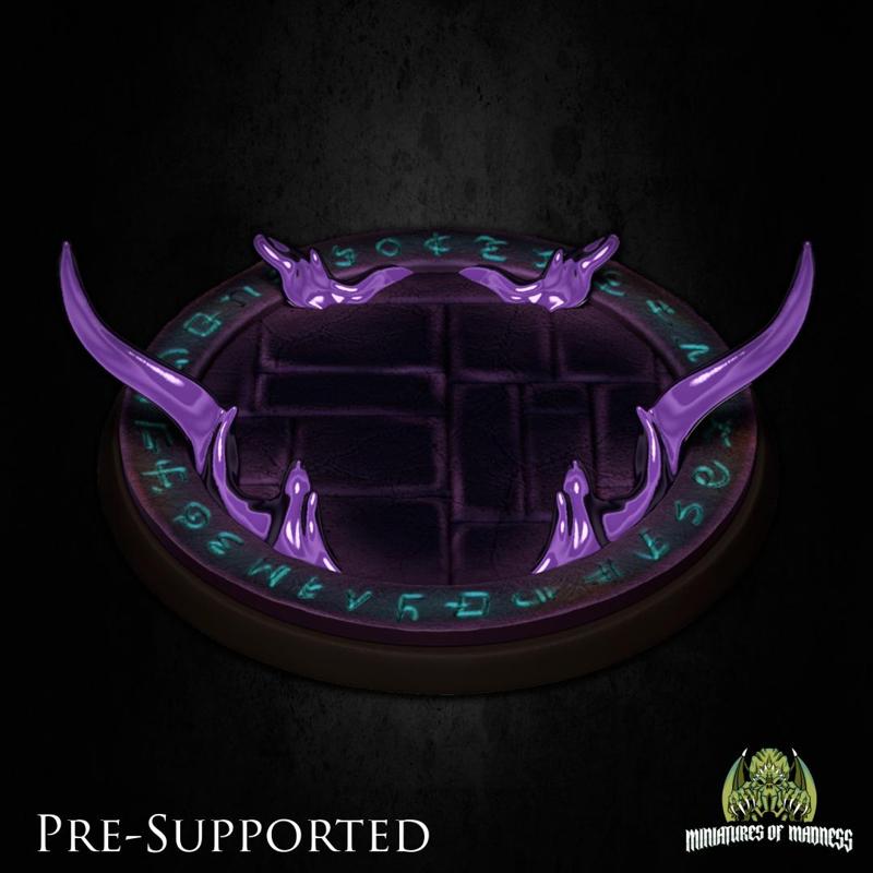 Ritual Base 25mm [PRE-SUPPORTED] Magic Stone Floor