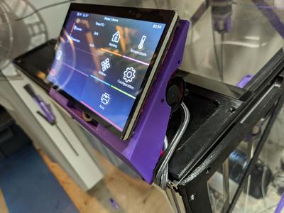 BTT BigTreeTech angle extrusion mount for pi tft 70 touch screen and Raspberry Pi