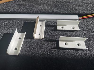 Fixation 20°/30°/45° for LED-Strip Aluminium Profile