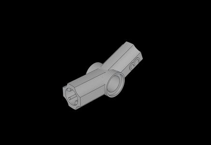 Lego Compatible (32016.dat) Technic Angle Connector #3 (157.5 degree)