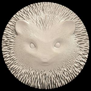 3D Model STL File for CNC Router/Laser & 3D Printer A Hedgehog That Shoots Explosive Spines, Circular in Shape 2
