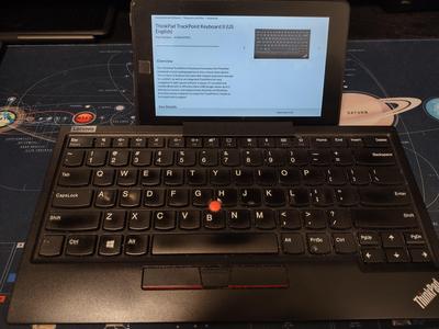 ThinkPad TrackPoint Keyboard Smartphone/Tablet Stand