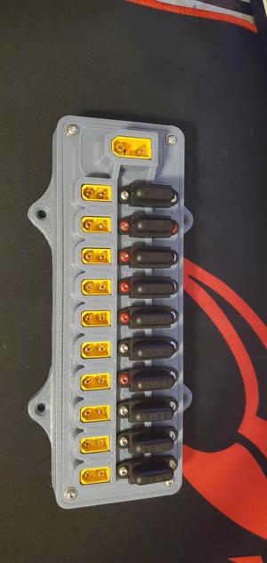 10  XT60 to XT90 Fuesed Power Hub