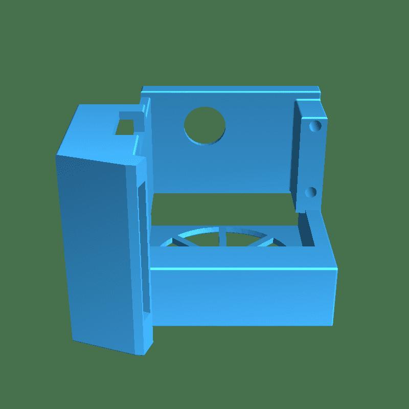 Fan Shroud\Duct for most stock creality 3D printers and is used for Bigger hot ends. Spider, Dragon etc.