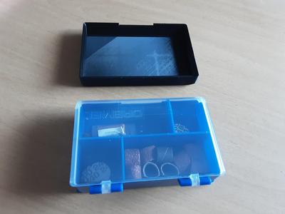 Dremel box holder to use with the Gridfinity system