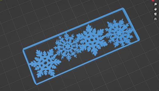 Snowflake Bookmark