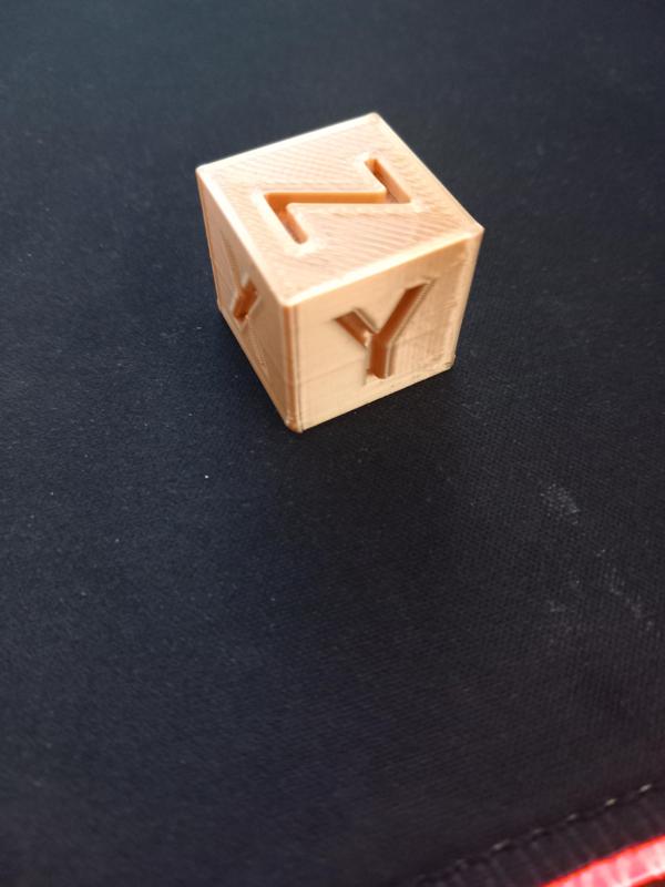 simple calibration cube