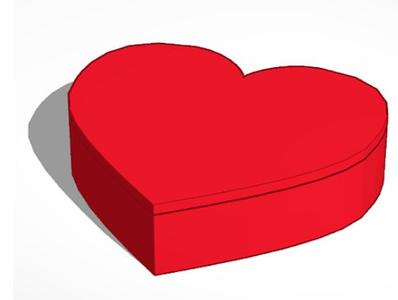 Heart Present Box