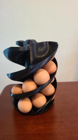 Remix of the Egg Spiral storage - 30 eggs