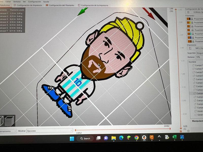 Messi_Kaychain