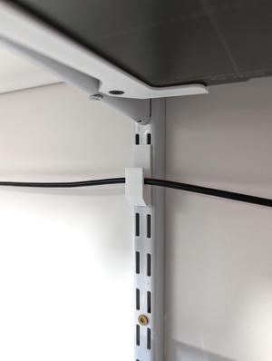 Dual track shelf hanger