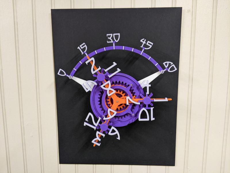New Look Wandering Hour Wall Clock