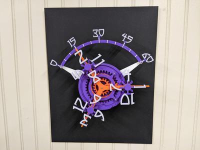 New Look Wandering Hour Wall Clock