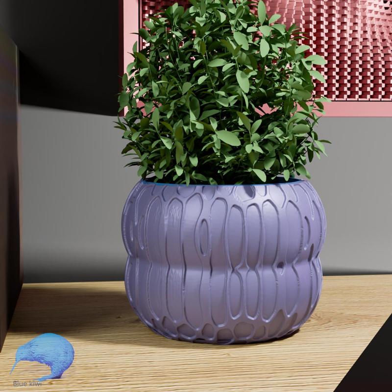 POTS for Small Plants with Planter Cover - TEXTURE swallow