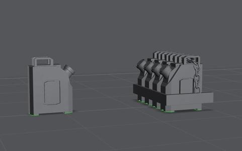Wasteland Fuel/Water Containers for Wargaming