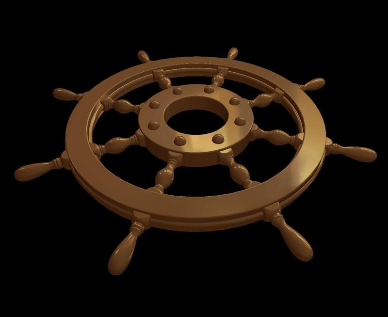 45 Record Adapter Ship steering wheel