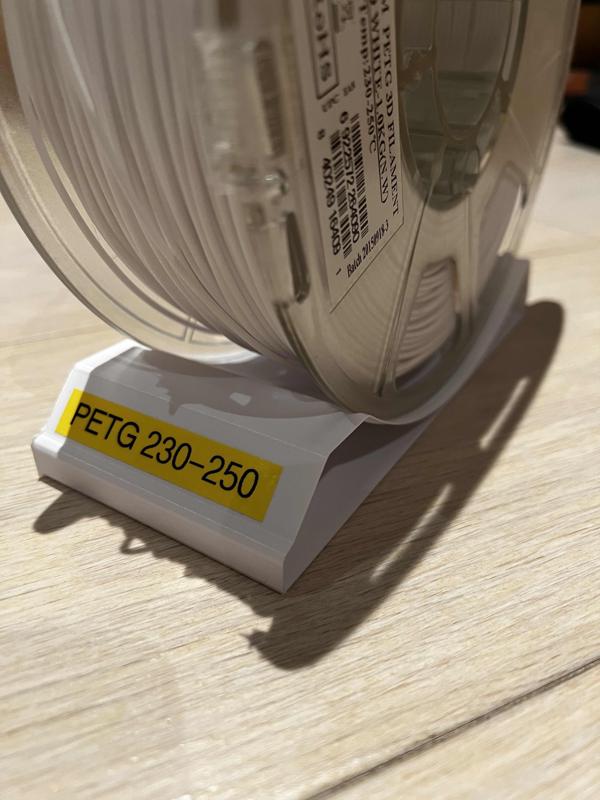 Filament spool holder vase mode