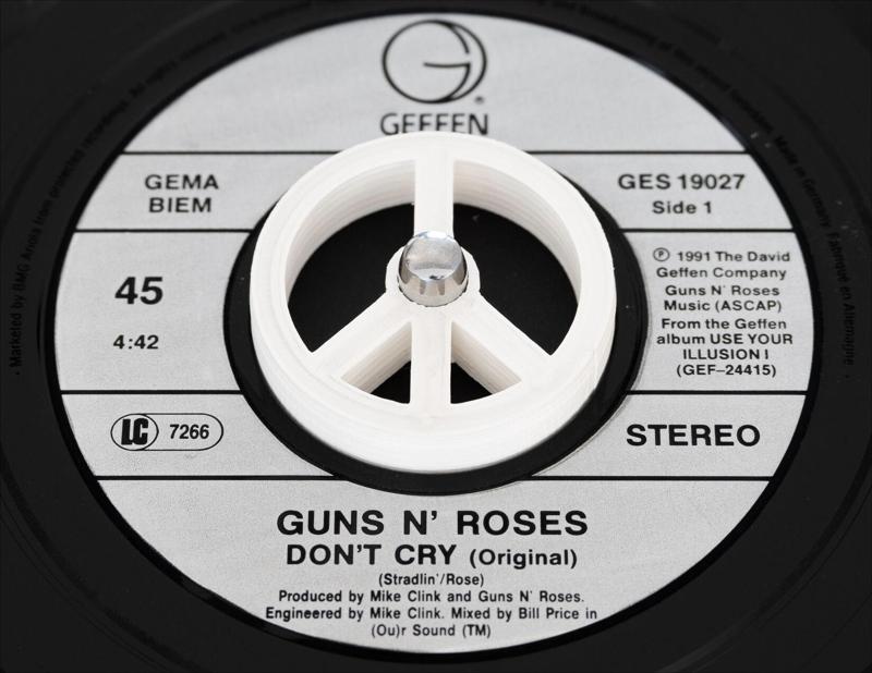 45 Record Adapter Peace Low