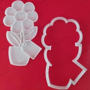 Flower Pot Cutting Cookie