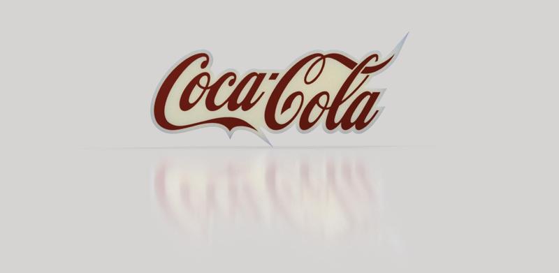 Coca Cola Logo (Reverse Print)