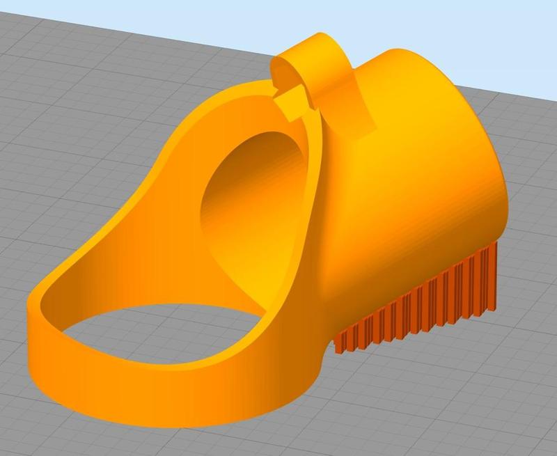 Absaugung (50mm) mit Schwarnenhals  (Bosch PBD40)
