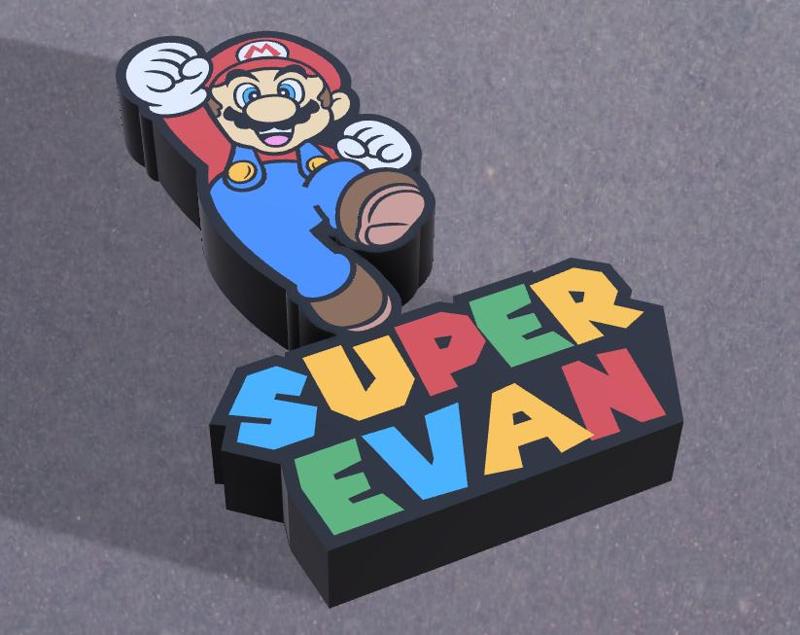 LIGHT BOX SUPER MARIO EVAN