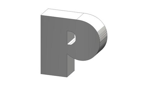 P Letter Gill Sans Font Letter