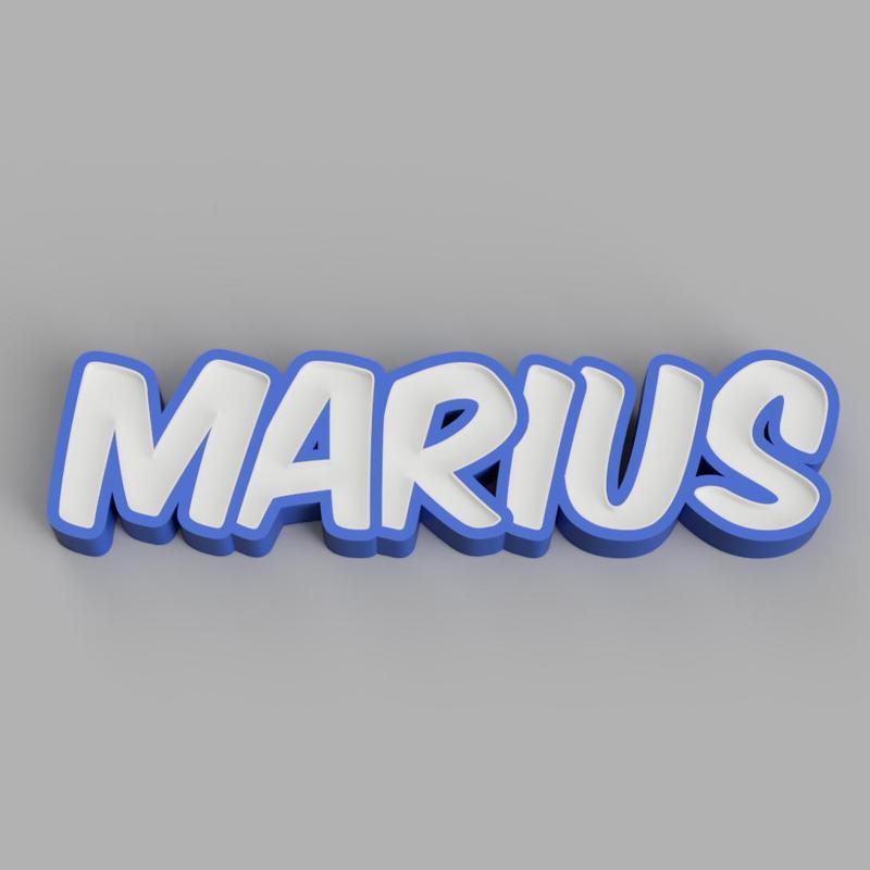 NAMELED MARIUS- LED LAMP WITH NAME