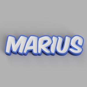 NAMELED MARIUS- LED LAMP WITH NAME