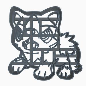 Poochyena Cookie Cutter Pokemon Anime Chibi