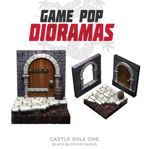 DRM001 Castle Solo One Diorama :: Game Pop Dioramas :: Black Blossom Games