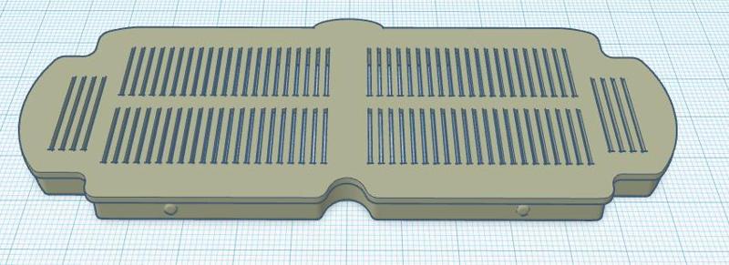 AMS desiccant tray cover with tab