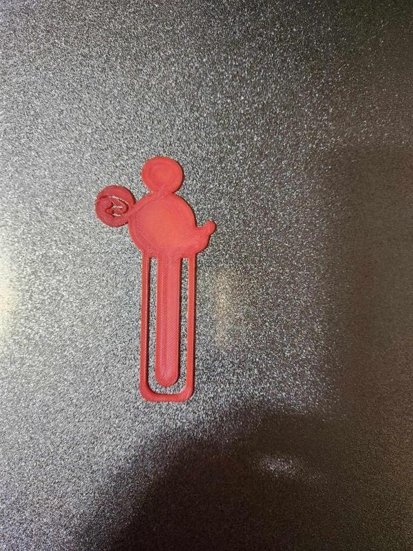 Mickey mouse bookmark