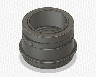 Hose (OD 32 mm) click connector for BOSCH "click and clean"