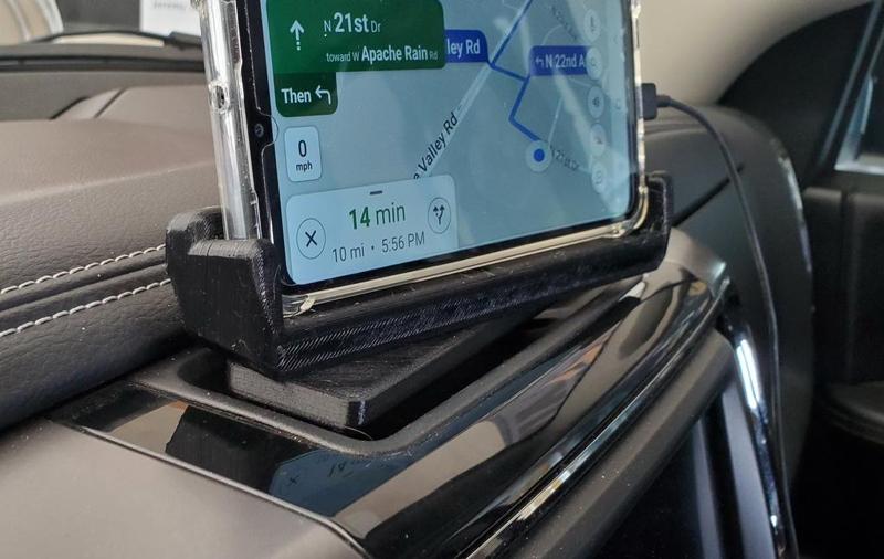 2014 RAM 1500 tilting phone holder.. another remix 