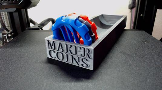 Maker coin tray.