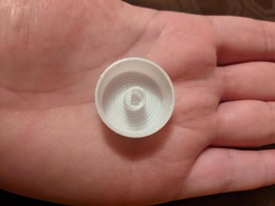 Replacement button for 5mm notched circular rod