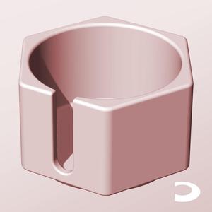 CH68-45-S Slotted Modular Stacking Storage Boxes | Printable Objects - Infinite Containers | stl file for 3d printing